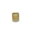 Pomax Firenze - Windlicht - Glas - Dia 8,5 X H 10 Cm - Beige | Windlichten / T-Lichten