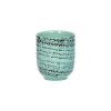 Pomax Kusama - Beker - Porselein - Dia 7 X H 8 Cm - Aqua | Servies