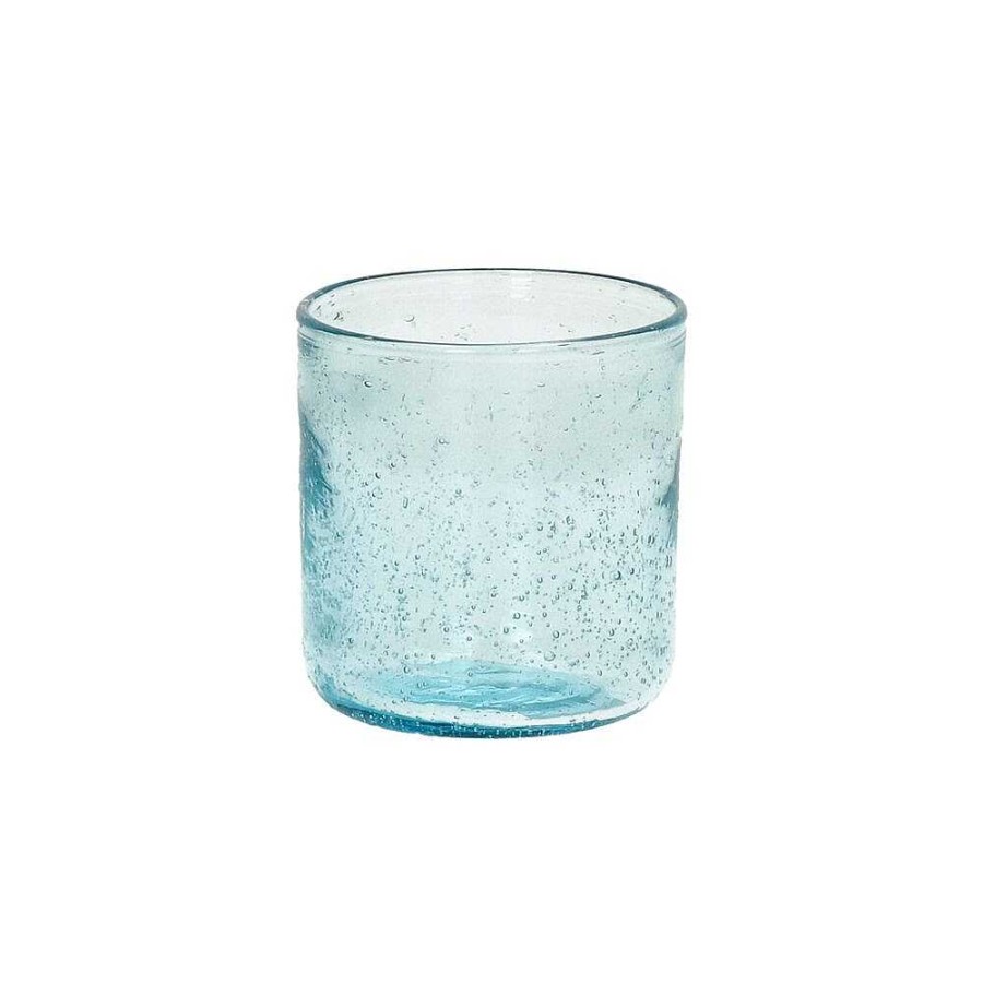 Pomax Vico - Beker - Glas - Dia 8 X H 8,2 Cm - Licht Blauw | Glazen