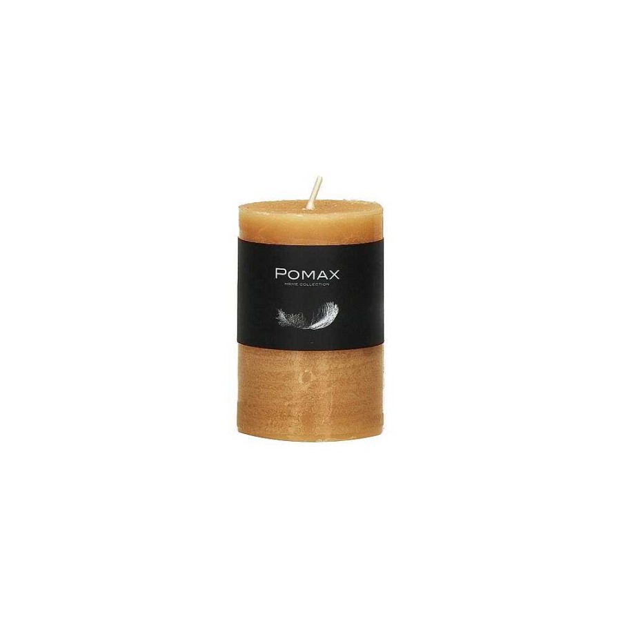 Pomax Candle - Kaars - Paraffine Wax - Dia 5 X H 8 Cm - Zon | Kaarsen