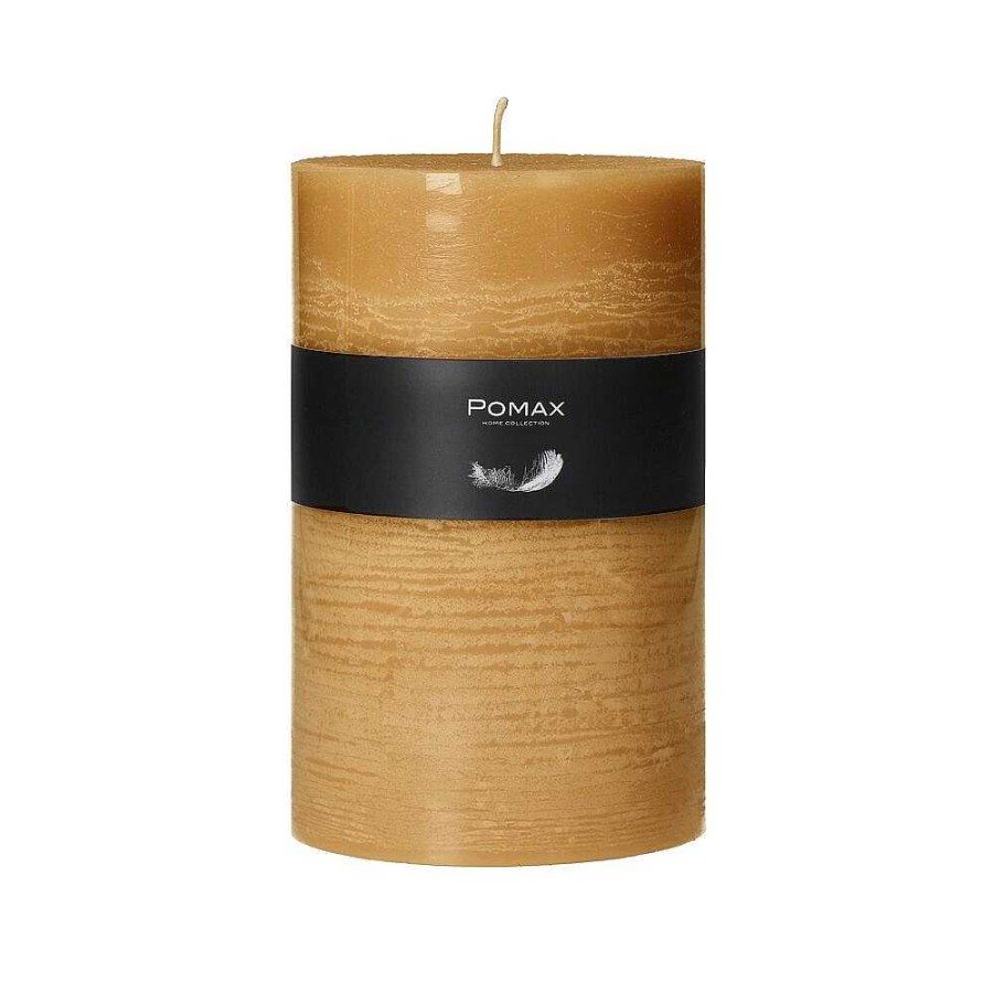 Pomax Candle - Kaars - Paraffine Wax - Dia 10 X H 15 Cm - Zon | Kaarsen