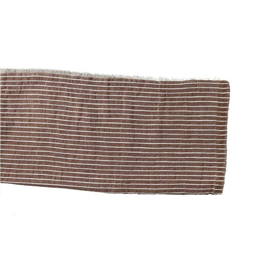 Pomax Saint-Tropez - Plaid/Tafellaken - Linnen / Katoen - L 170 X W 130 Cm - Perzik | Plaids