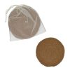 Pomax Eckoo - Set/4 Placemats - Kokosvezel - Dia 38 Cm - Bruin | Tafellinnen