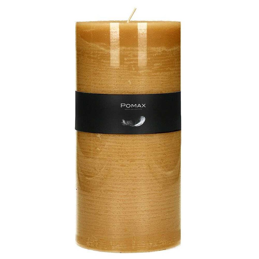 Pomax Candle - Kaars - Paraffine Wax - Dia 10 X H 20 Cm - Zon | Kaarsen