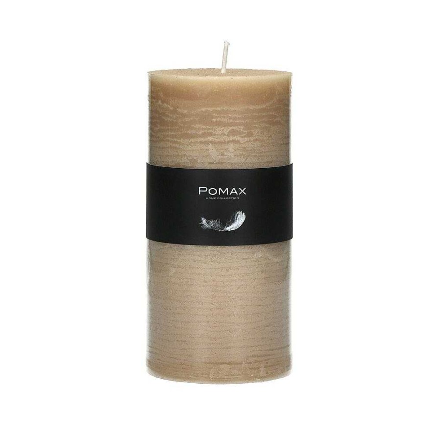 Pomax Candle - Kaars - Paraffine Wax - Dia 7 X H 14 Cm - Honing | Kaarsen