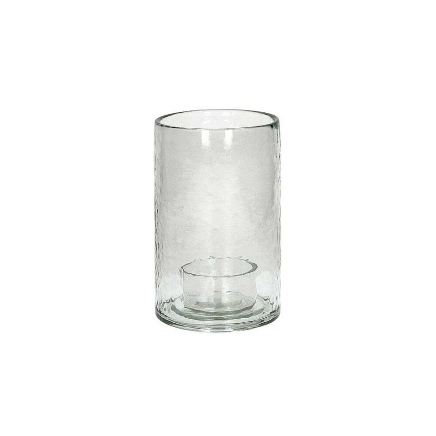 Pomax Patti - Windlicht - Glas - Dia 12,5 X H 20 Cm - Transparant | Windlichten / T-Lichten