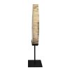 Pomax Avilla - Deco Object - Hout / Metaal - L 25 X W 10,3 X H 42,5 Cm - Naturel | Decoratievoorwerpen