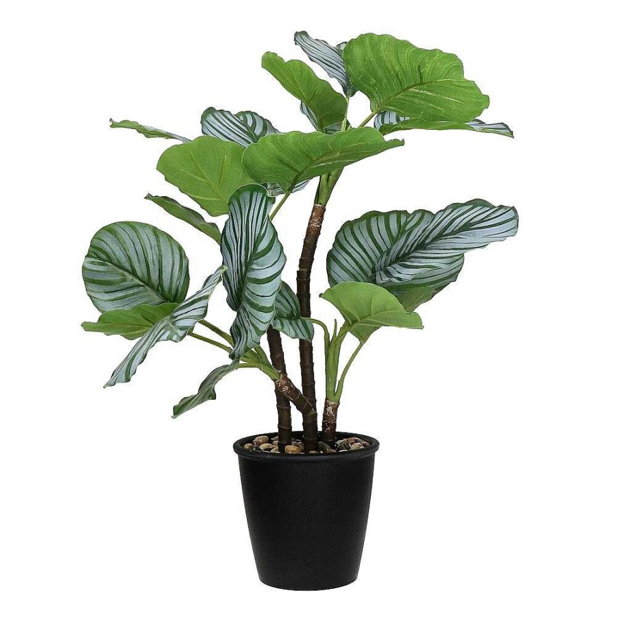 Pomax Jungle Fever - Kunstplant In Pot - Kunststof / Metaal - H 68 Cm - Groen | Planten