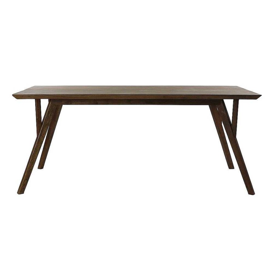 Pomax Hopper - Eettafel Acacia - Acacia Hout - L 190 X W 90 X H 76 Cm - Walnoot | Tafels