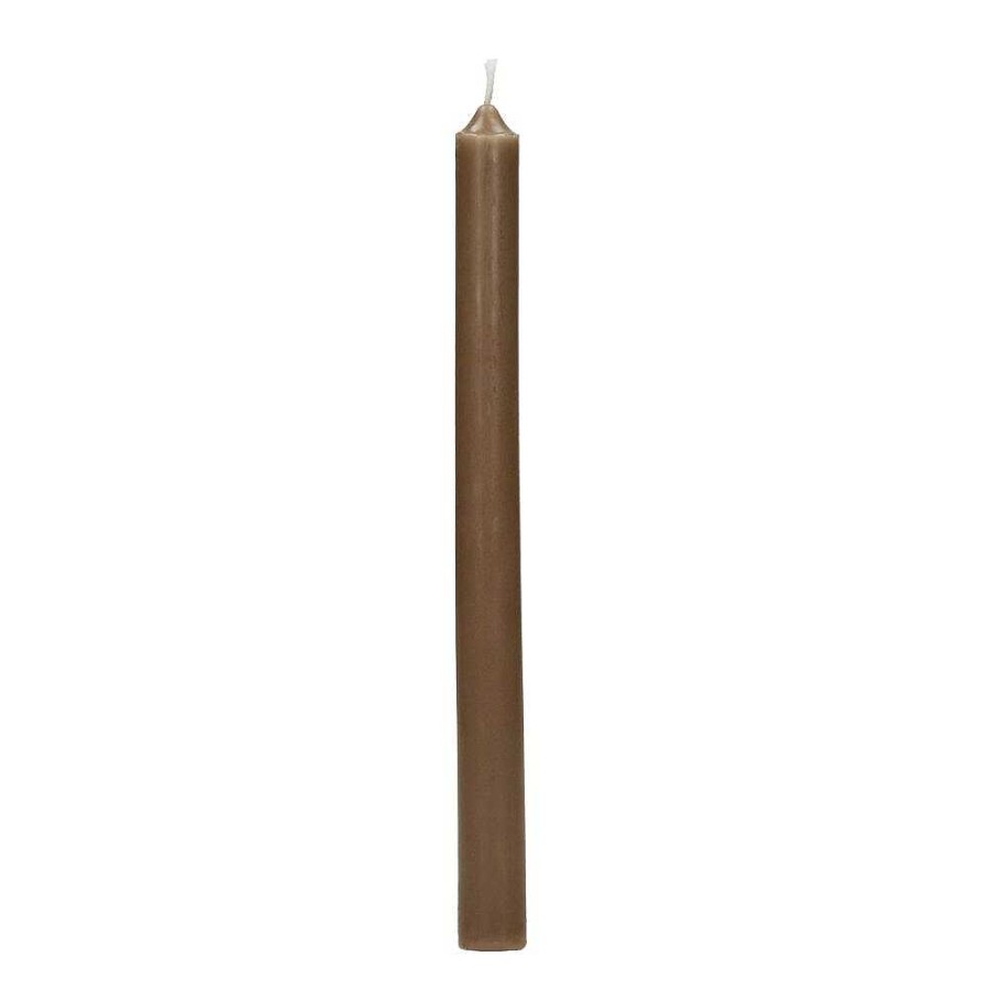 Pomax Candle - Kaars - Paraffine Wax - H 25 Cm - Hazelnoot | Kaarsen