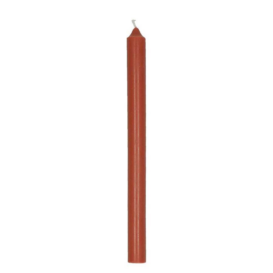 Pomax Candle - Kaars - Paraffine Wax - H 25 Cm - Terracotta | Kaarsen