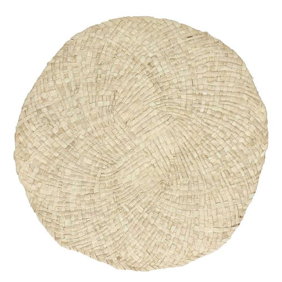 Pomax Yauco - Placemat - Mais - Dia 38 Cm - Naturel | Tafellinnen