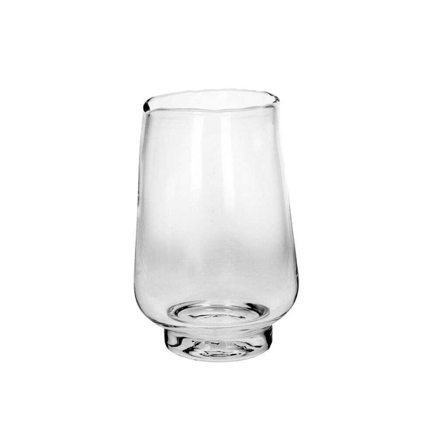 Pomax Elyza - Windlicht/Vaas - Glas - Dia 16 X H 24 Cm - Transparant | Windlichten / T-Lichten