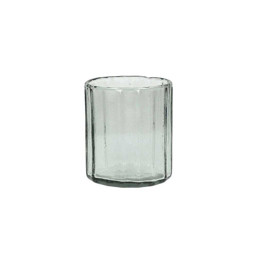 Pomax Antigua - Theelichthouder - Glas - Dia 14 X H 15 Cm - Transparant | Windlichten / T-Lichten