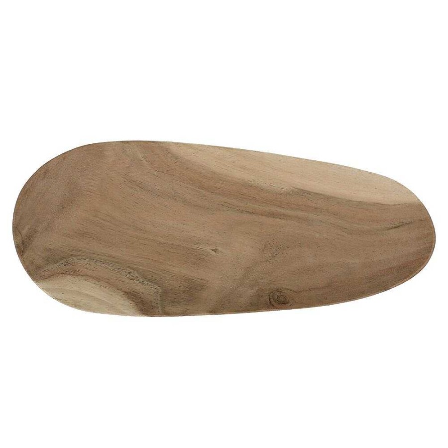 Pomax Haricot - Onderlegger - Acacia Hout - L 35 X W 14 X H 2 Cm - Naturel | Accessoires