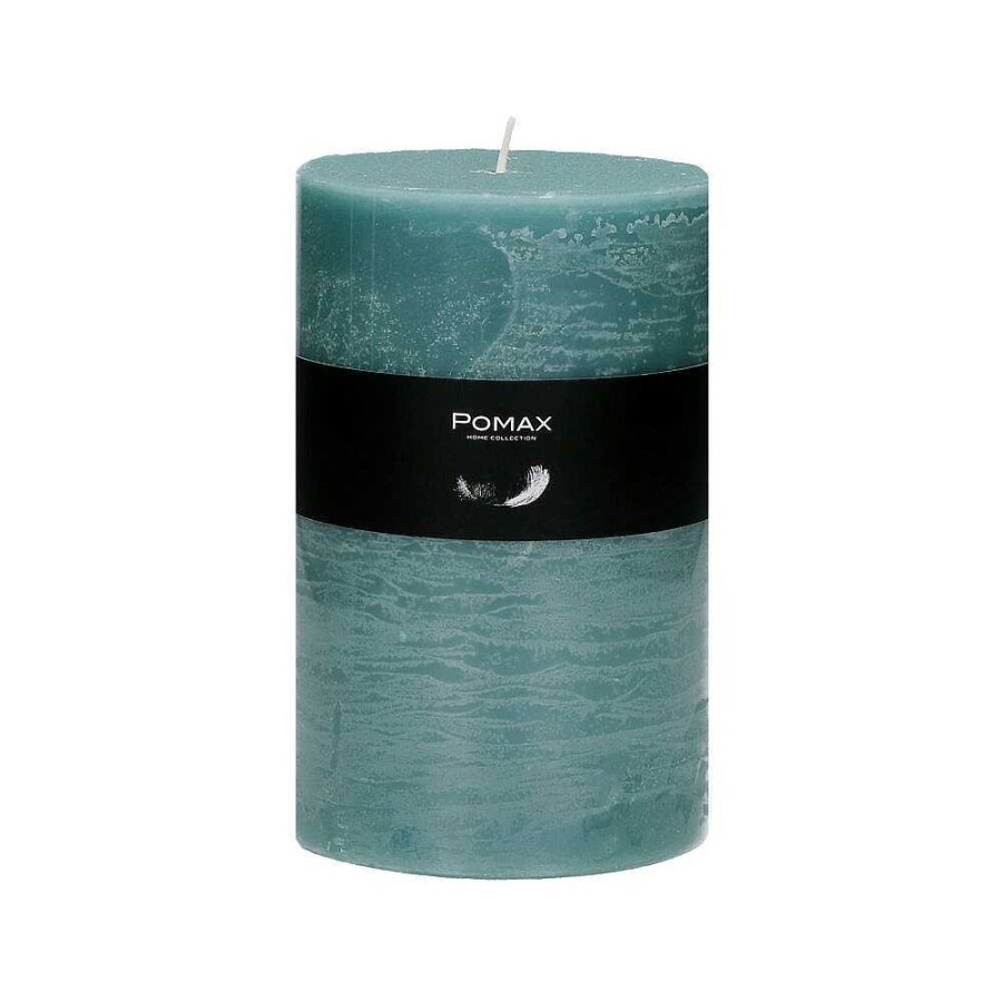 Pomax Candle - Kaars - Paraffine Wax - Dia 10 X H 15 Cm - Wintergroen | Kaarsen