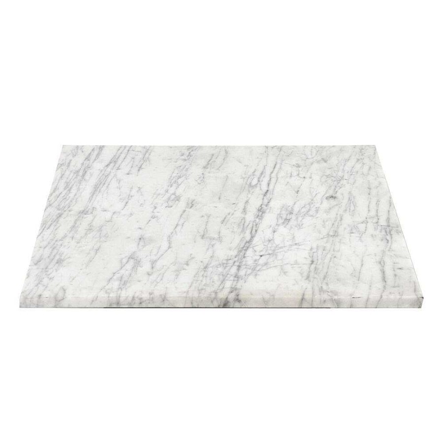 Pomax Carrara - Tafelblad - Marmer - L 63 X W 50 X H 1,5 Cm - Wit | Modular Concepts