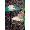 Pomax Bistro - Eettafel - Marmer / Metaal - L 70 X W 70 X H 76 Cm - Groen | Tafels