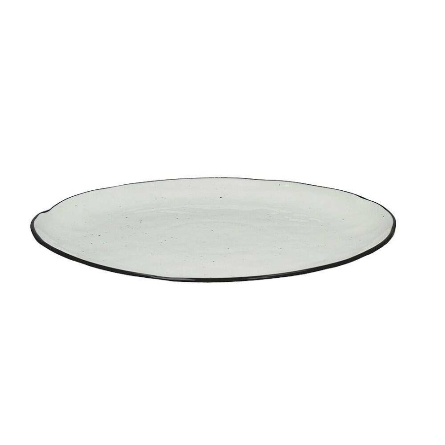 Pomax Basil - Dinerbord - Porselein - Dia 26 Cm - Wit | Servies