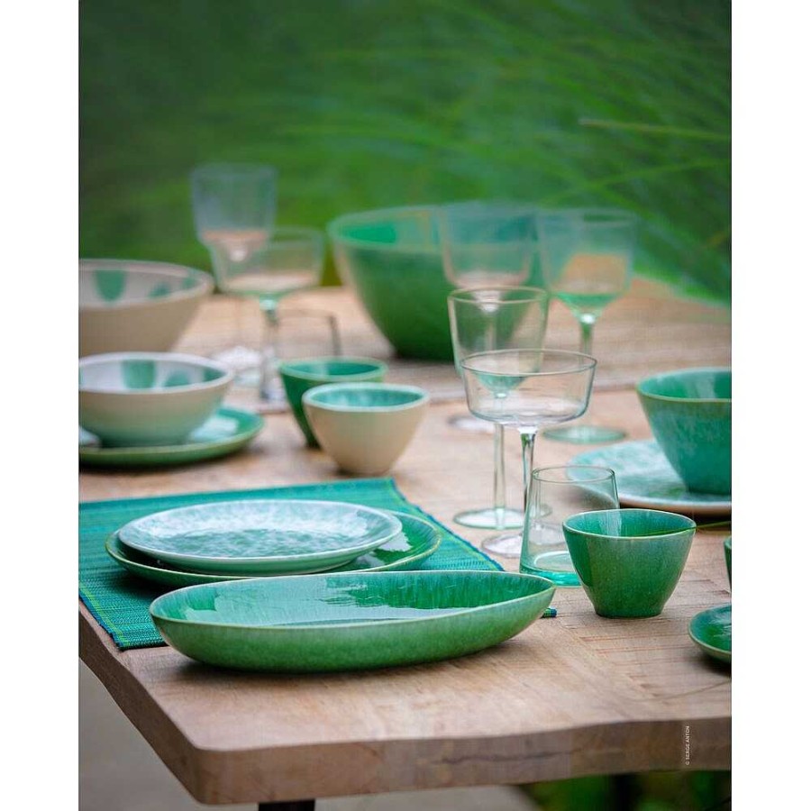 Pomax Verde - Placemat - Bamboe - L 48 X W 33 Cm - Groen | Tafellinnen