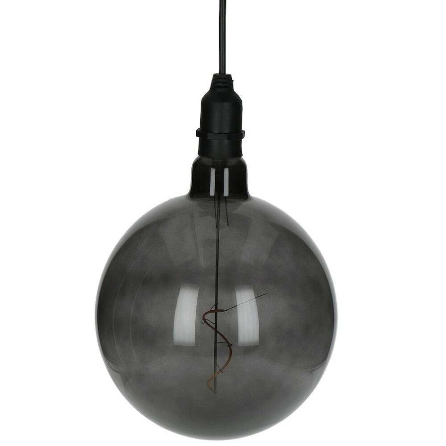 Pomax Glow - Outdoorlamp - Glas / Kunststof - Dia 20 Cm - Smoke | Buiten Verlichting