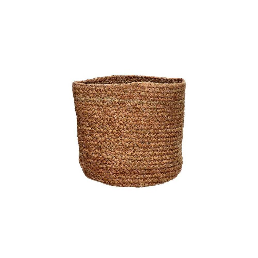 Pomax Mambo - Set/3 Manden - Jute - Dia 22/27/32 X H 22/27/32 Cm - Bruin | Schalen & Manden