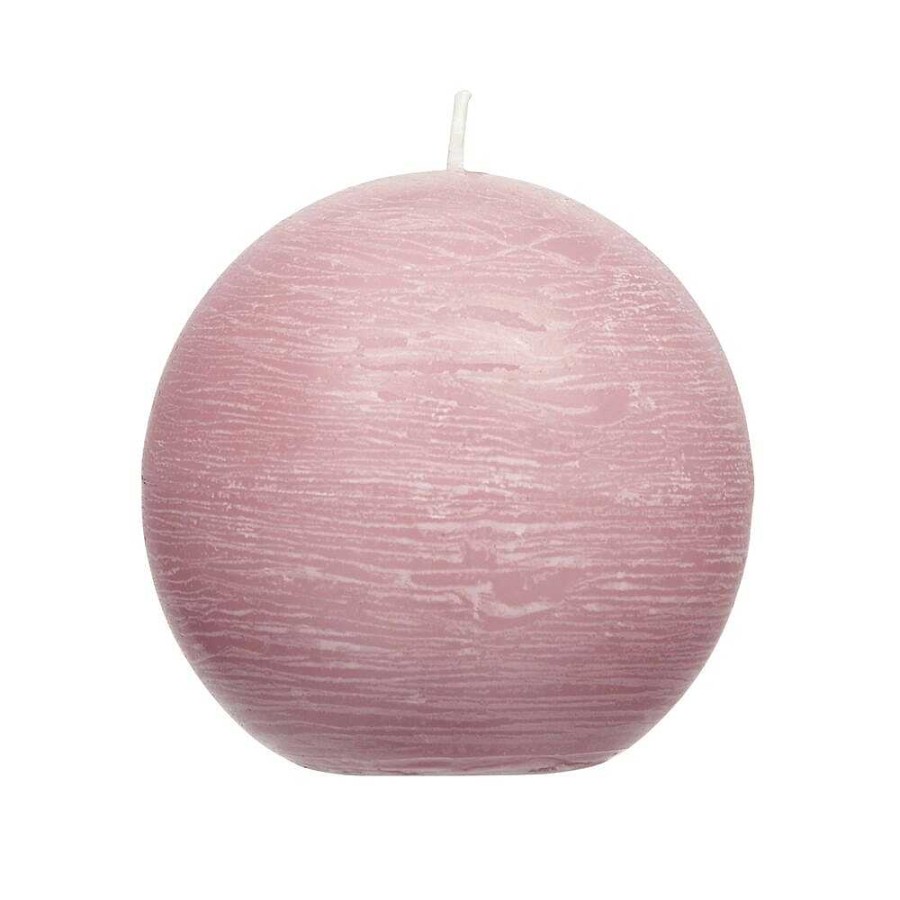 Pomax Candle - Kaars - Paraffine Wax - Dia 9 Cm - Licht Roze | Kaarsen