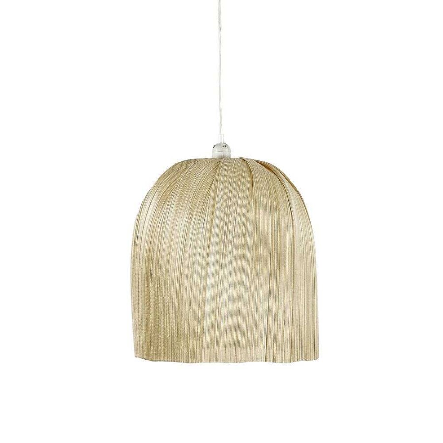 Pomax Arco - Hanglamp - Bamboe - Dia 37 X H 37 Cm - Naturel | Hanglampen