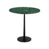 Pomax Bistro - Eettafel - Marmer / Metaal - Dia 70 X H 76 Cm - Groen | Tafels