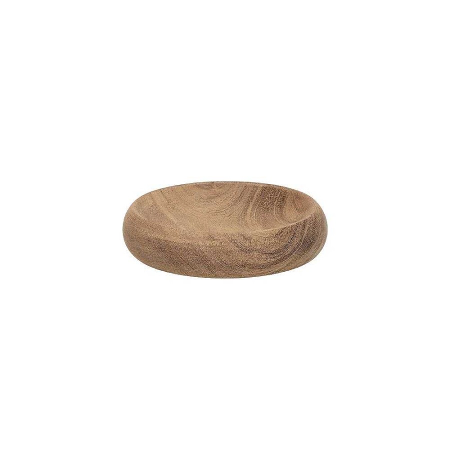 Pomax Riga - Schotel - Acacia Hout - Dia 12 X H 3 Cm - Naturel | Kommen / Schalen