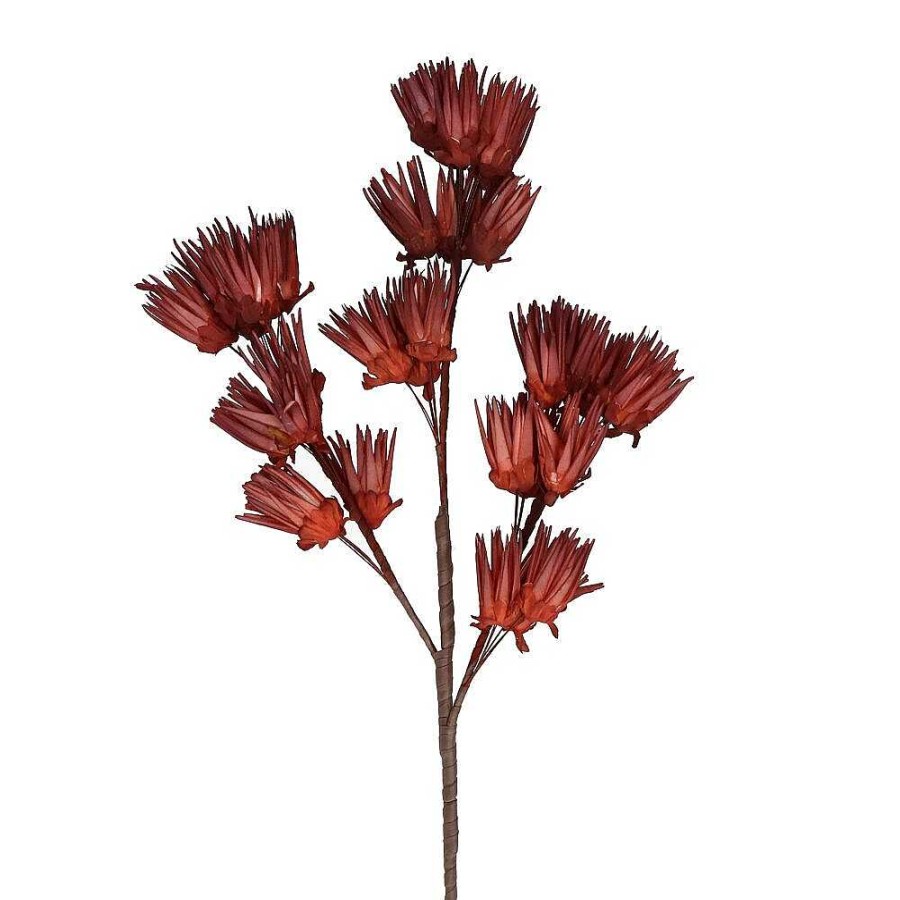 Pomax Orphea - Artificiele Bloem - Kunststof - H 95 Cm - Rood | Bloemen