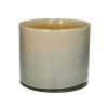 Pomax Firenze - Kaars 9 Wieken - Paraffine Wax / Glas - Dia 23 X H 20 Cm - Beige | Kaarsen