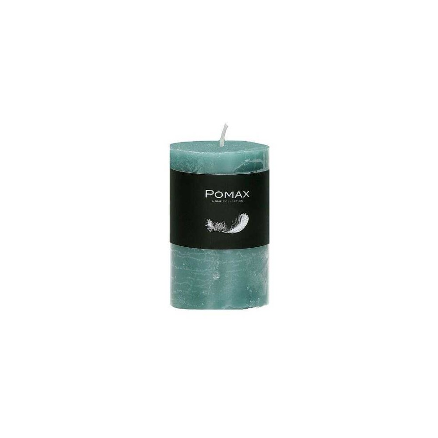 Pomax Candle - Kaars - Paraffine Wax - Dia 5 X H 8 Cm - Wintergroen | Kaarsen