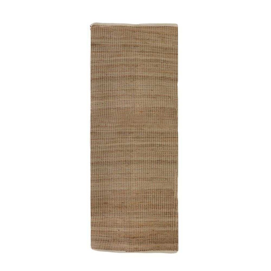 Pomax Jaya - Tapijt - Jute / Katoen - L 200 X W 70 Cm - Naturel | Tapijten