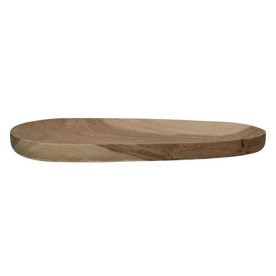 Pomax Haricot - Onderlegger - Acacia Hout - L 35 X W 14 X H 2 Cm - Naturel | Accessoires