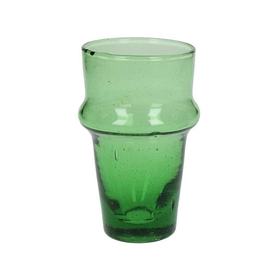 Pomax Miti - Beker - Glas - L 6 X W 6 X H 10,5 Cm - Groen | Glazen