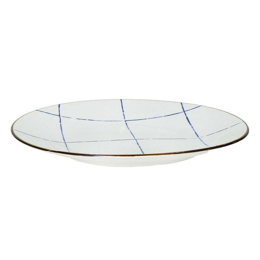 Pomax Anafi - Dinerbord - Porselein - Dia 26,5 Cm - Blauw | Servies