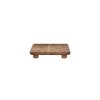 Pomax Kay - Schotel - Acacia Hout - L 20 X W 20 X H 3,5 Cm - Naturel | Schalen & Manden