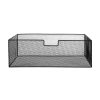 Pomax Eszential - Set/2 Manden - Metaal - L 55/56 X W 29/30 X H 17,5/27,5 Cm - Zwart | Modular Concepts