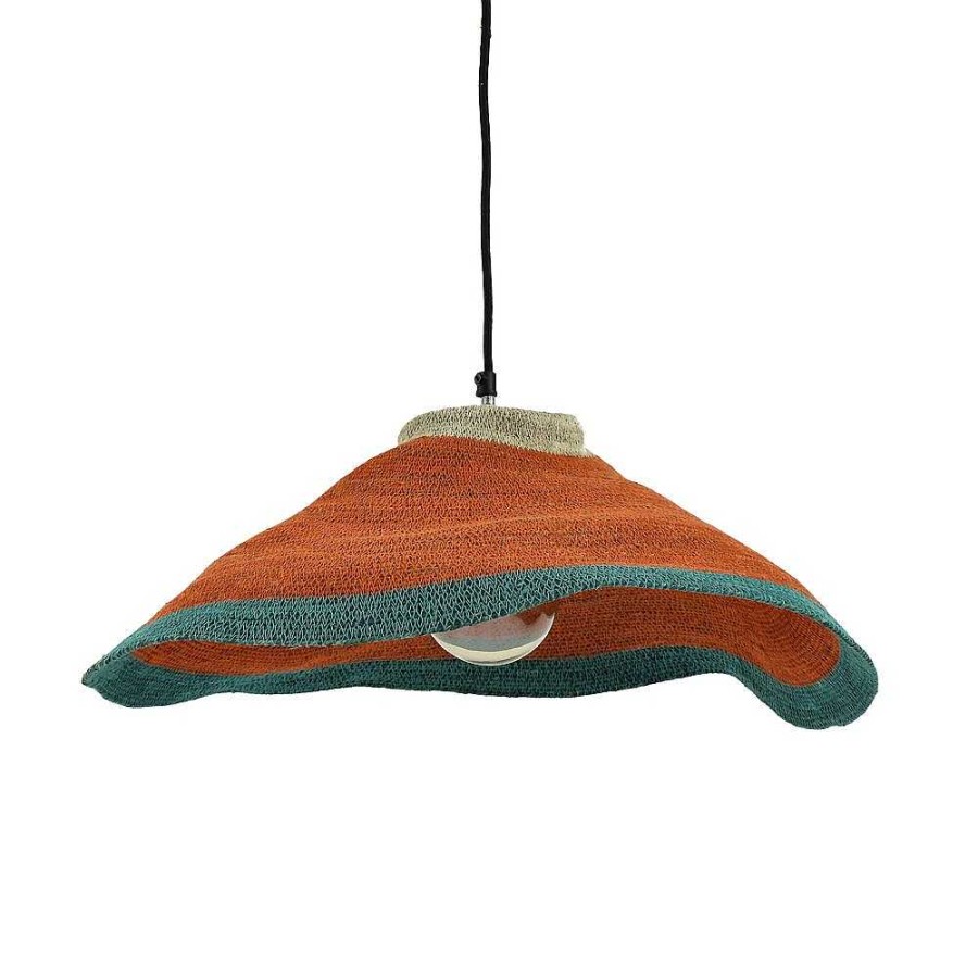 Pomax Milagro - Hanglamp - Zeegras - Dia 57 X H 10 Cm - Mix Van Kleuren | Hanglampen