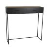 Pomax Essential - Console - Metaal / Dennenhout - L 100 X W 30 X H 97 Cm | Consoles