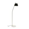 Pomax Kukui - Vloerlamp - Metaal / Marmer - L 26 X W 42 X H 150 Cm - Zwart | Staanlampen