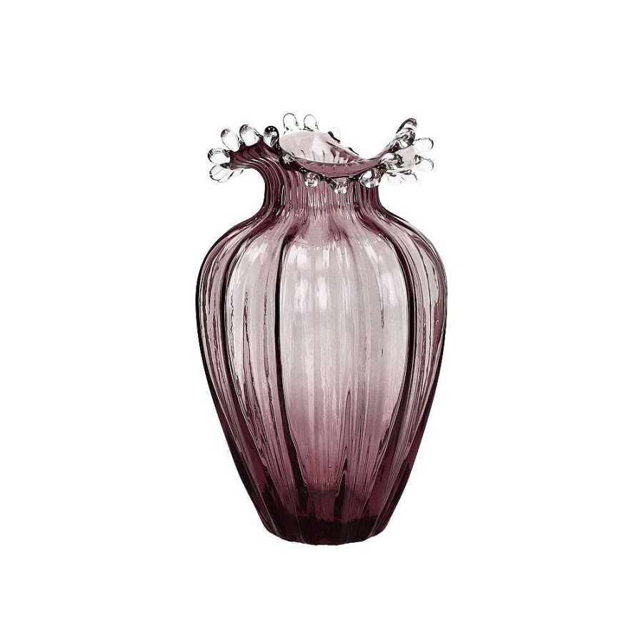 Pomax Profumo - Vaas - Glas - Dia 18 X H 29 Cm - Vijg | Vazen