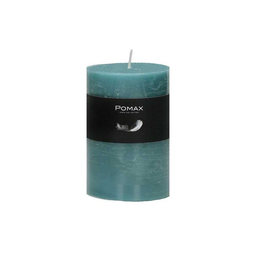 Pomax Candle - Kaars - Paraffine Wax - Dia 7 X H 10 Cm - Wintergroen | Kaarsen