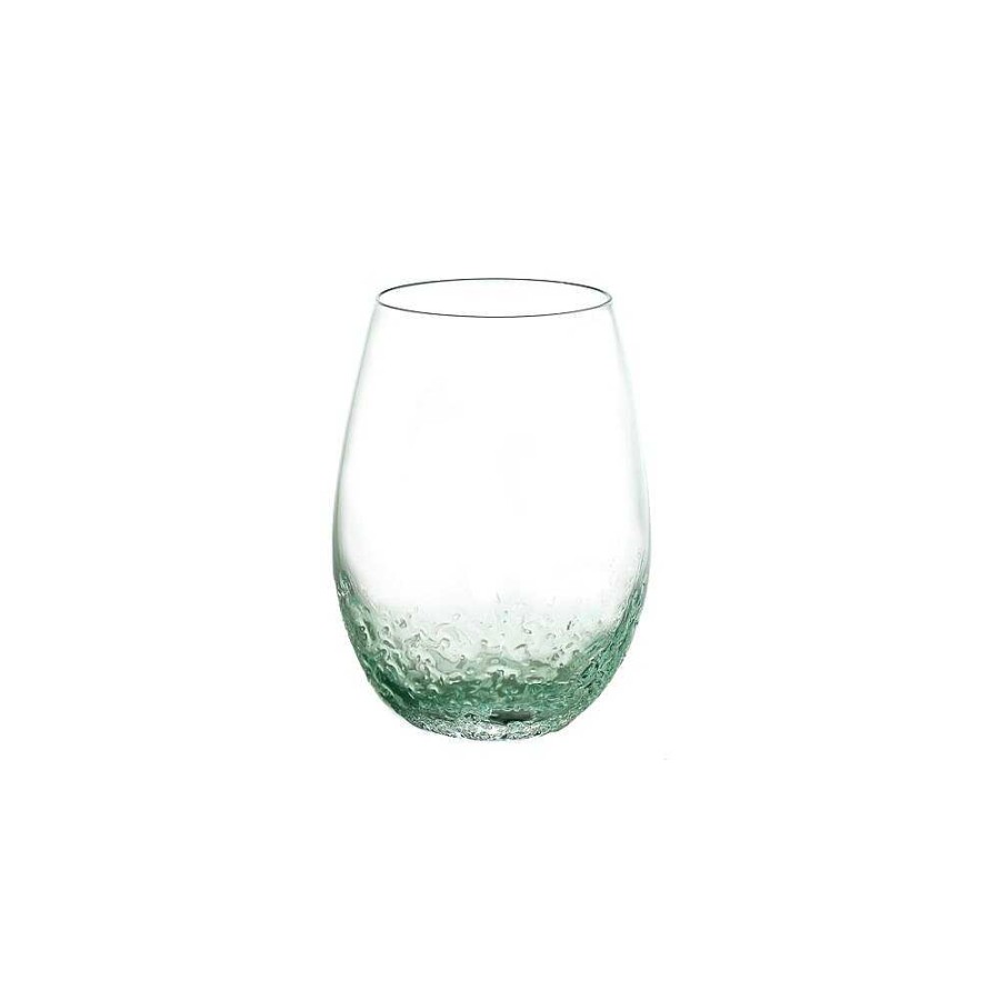 Pomax Bubble - Beker - Glas - Dia 8,2 X H 11 Cm - Licht Groen | Glazen