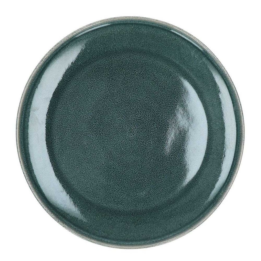 Pomax Audrey - Plat Bord - Steengoed - Dia 27,5 X H 3 Cm - Wintergroen | Servies