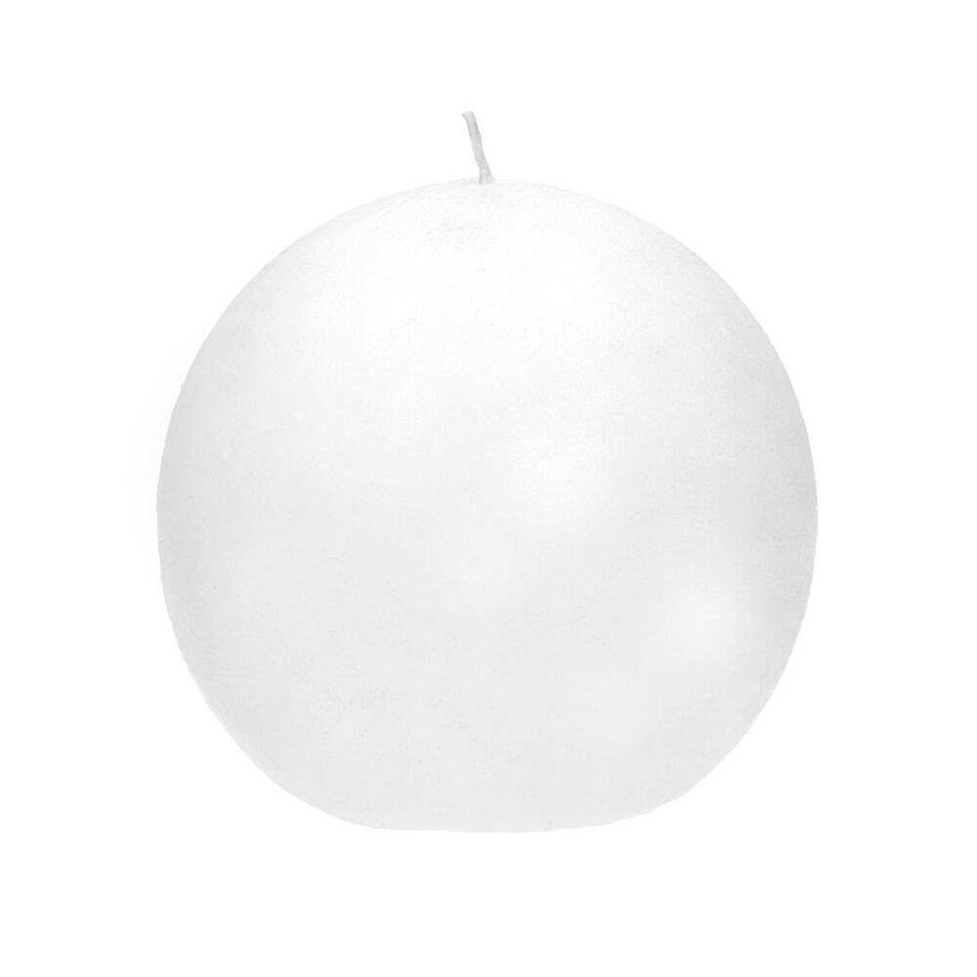 Pomax Candle - Kaars - Paraffine Wax - Dia 9 Cm - Wit | Kaarsen