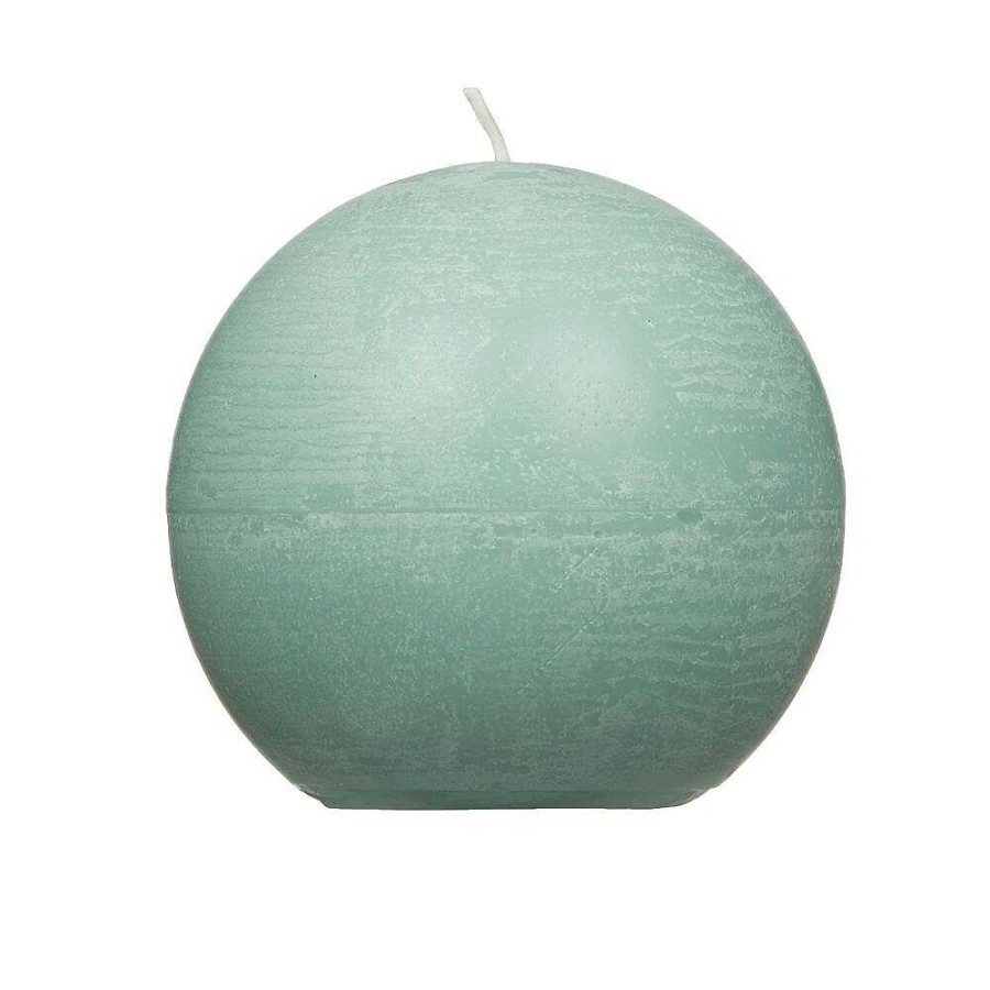 Pomax Candle - Kaars - Paraffine Wax - Dia 9 Cm - Licht Aqua | Kaarsen