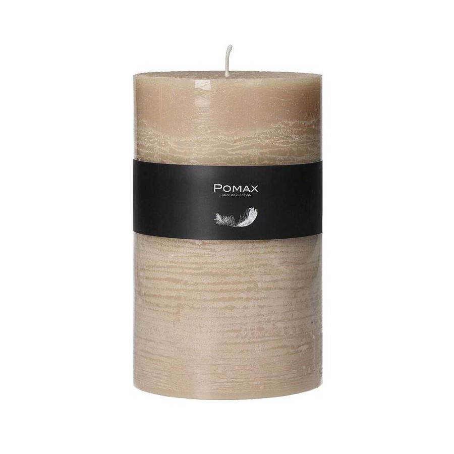 Pomax Candle - Kaars - Paraffine Wax - Dia 10 X H 15 Cm - Honing | Kaarsen