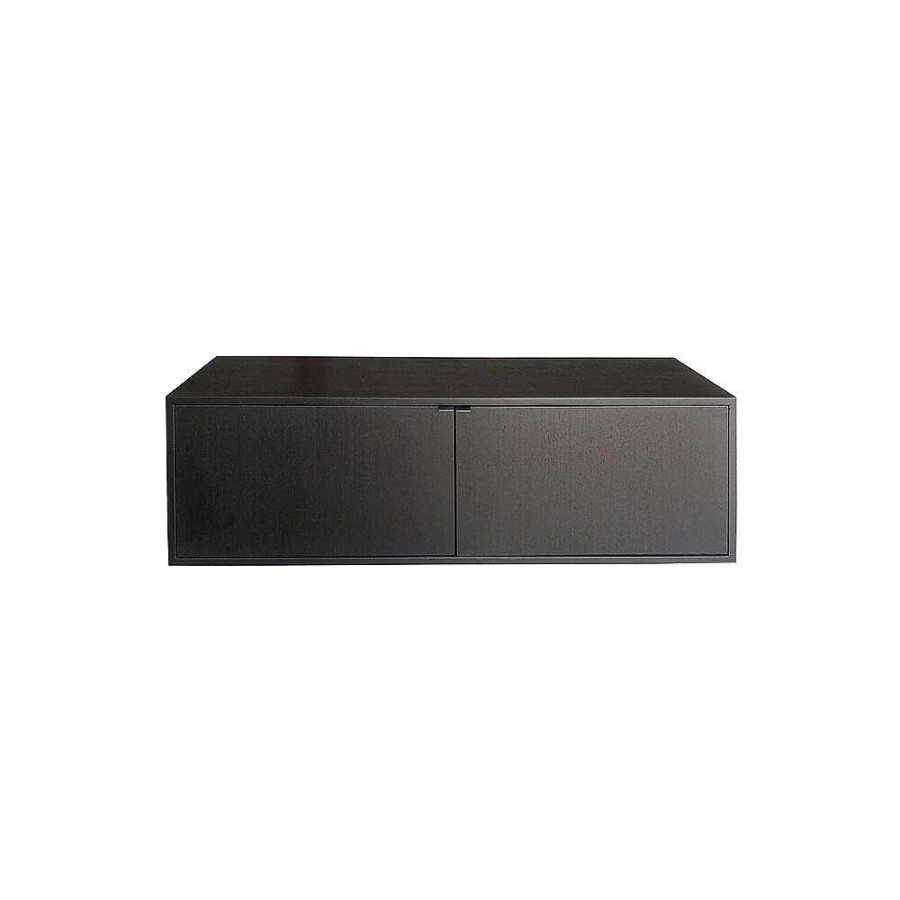 Pomax Modiv' - Kast 2 Deuren - Multiplex / Hout Fineer - L 120 X W 38 X H 40 Cm - Zwart | Modular Concepts